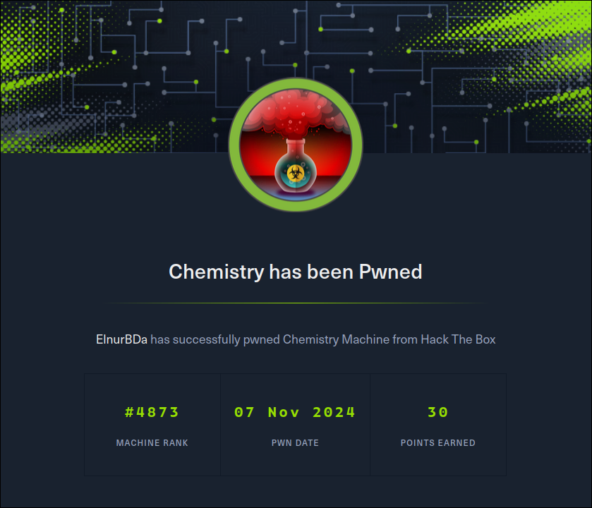 HTB • CTF • Chemistry • Write-Up