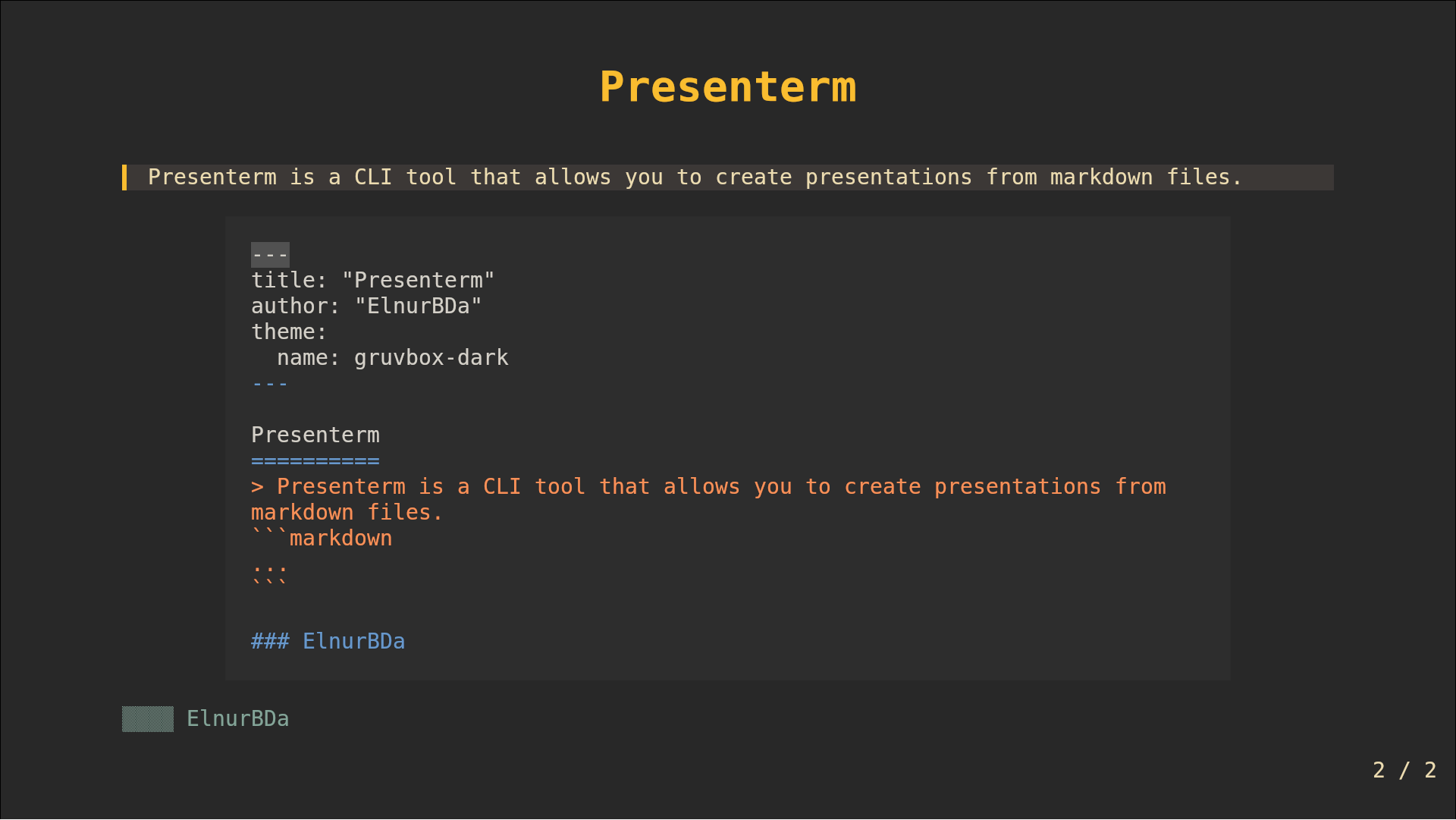 Presenterm